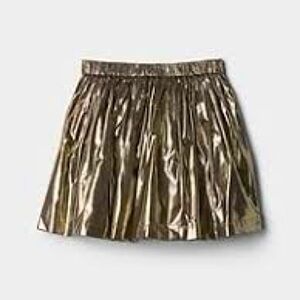 Gap Kids Metallic Pleated Skirt
